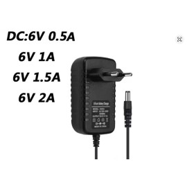 6V 0.5A ADAPTER WITH DC CONNECTOR