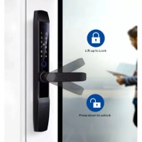 Robisan X32 smart biometric lock for thin aluminum door Ttlock application