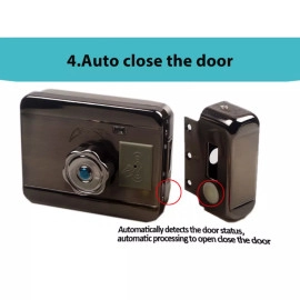ROBISAN X3-CRYPTO Motorized Lock With Integrated Card Reader, Power Supply and EXIT Buttons