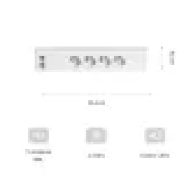 Multiprise connectée avec 4 prises + 4 ports USB Application tuya 