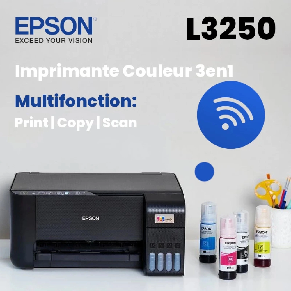 IMPRIMANTE MULTIFONCTION JET D'ENCRE EPSON ECOTANK   3250            