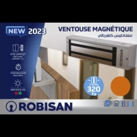 electromagnetic lock With support L/Z 320 Kg ROBISAN VE-320  